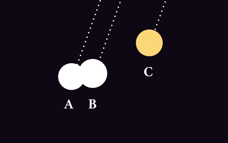 Diagram explaining Alpha Centauri star system